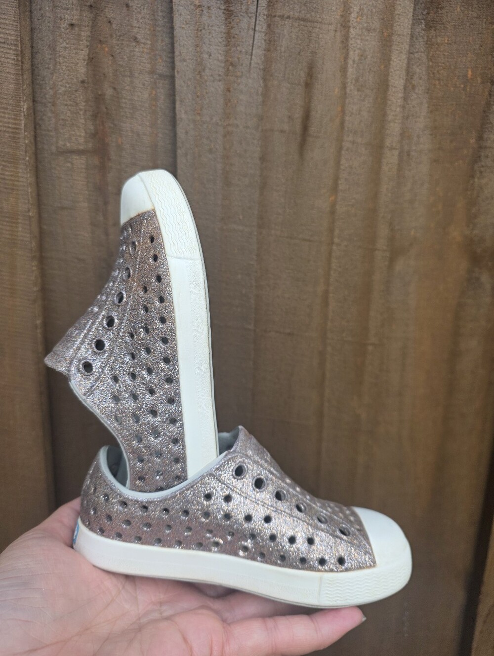 Native Jefferson Glitter Slip-On Shoes c7